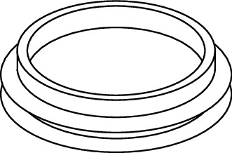 TECE 668013 TECEdrainline Уплотняющее кольцо для сифона (до 2015 г.)
