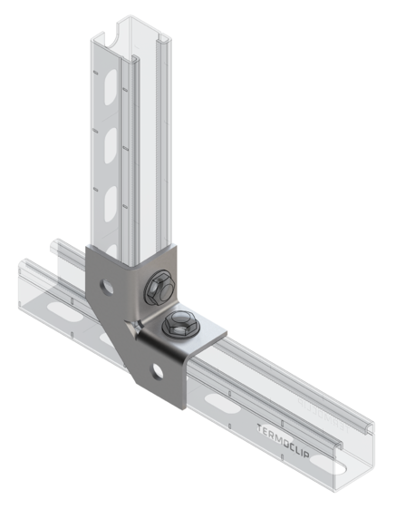 TERMOCLIP 09253003 Угол универсальный 90 ̊ 38-41 4F4 80x40x80, 4 мм
