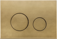 KK-POL SPP/038/BR/K M11 Пластиковая панель смыва для инсталляции, цвет бронза матовый