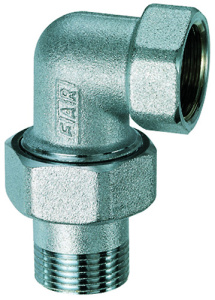 FAR FC 5200 1  Фитинг угловой трехсоставной 1", ВР-американка