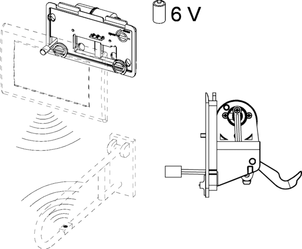 Механизм  TECEplanus для поручней