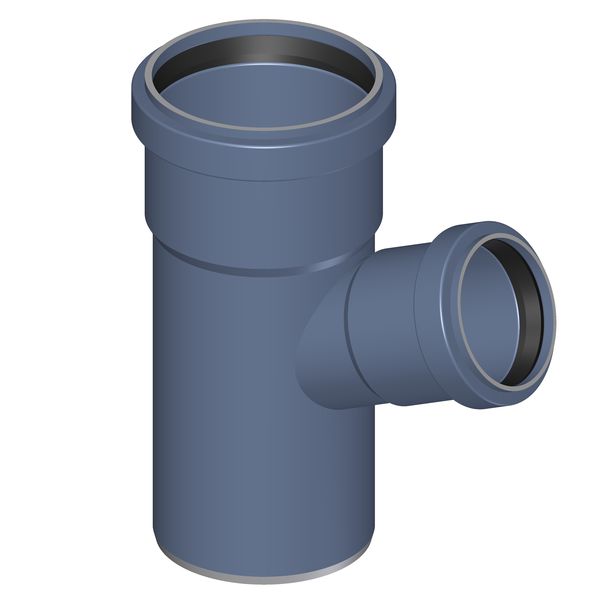 POLOPLAST P2219 POLO-KAL NG Тройник PKEA DN/OD 75/50, 67,5°, синий