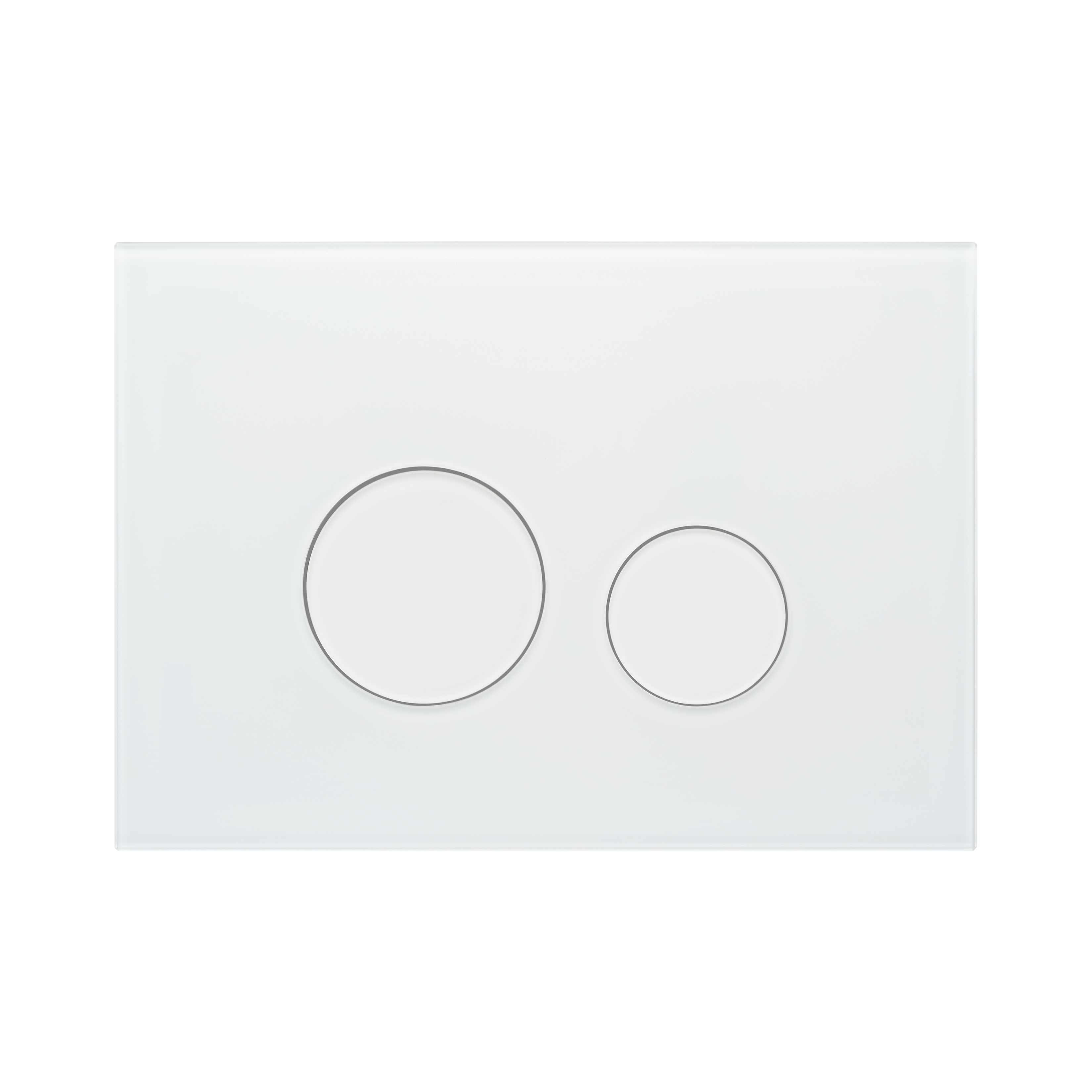 KK-POL 350/PPB/124-00-00 M11 Стеклянная панель смыва для инсталляции, цвет белый матовый