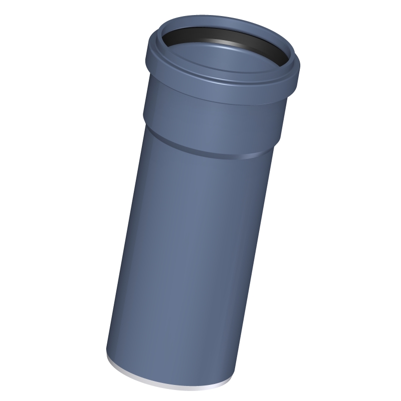 POLOPLAST P2030 POLO-KAL NG Труба канализационная DN 75, длина 150 мм, 3-х слойная, шумопоглощающая, с раструбом PKEM, синий