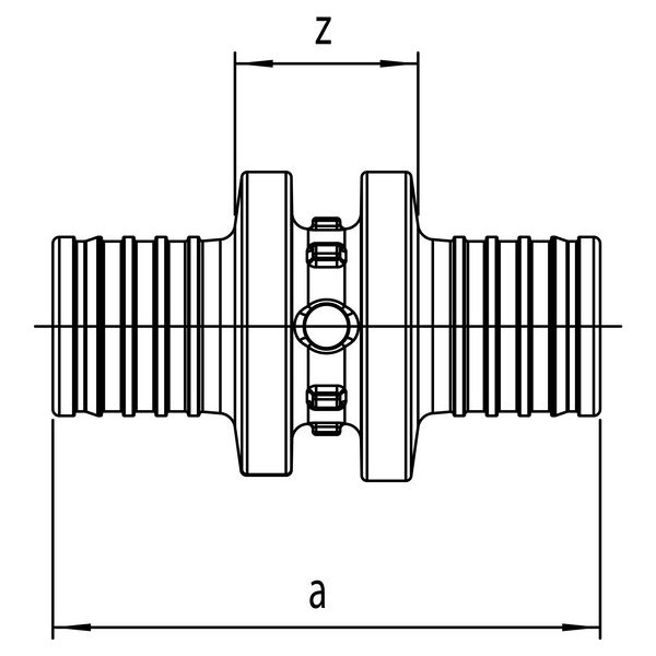 РЕХАУ 11600121001 RAUTITAN PX Муфта соединительная равнопроходная 20, PPSU