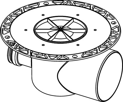 TECE 3607500 TECEdrainpoint S Сифон DN 100, с универсальным фланцем Seal System