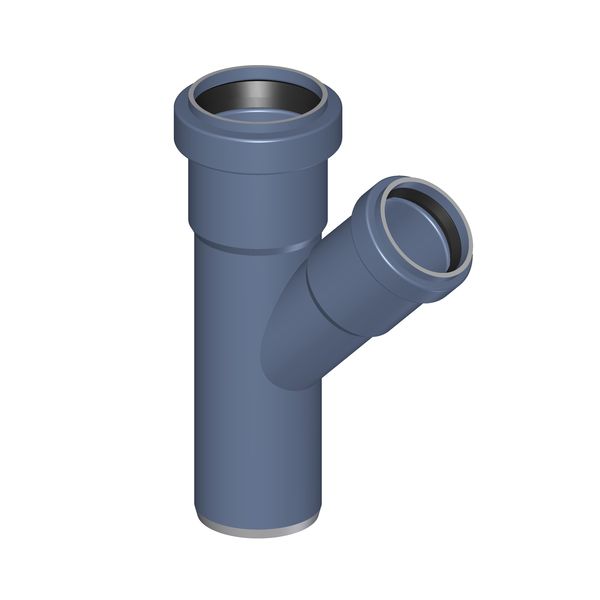 POLOPLAST P2203 POLO-KAL NG Тройник PKEA DN/OD 40/32, 45°, синий