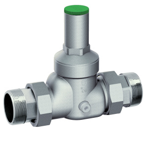 FAR FA 2810 114  Редуктор 1 1/4", НР-НР, без манометра, хромированный