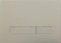 KK-POL 350/PPX/002-00-00 M16 Стеклянная панель смыва для инсталляции, цвет бежевый матовый