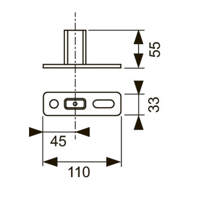 TECE 9030031 TECEprofil Консольный кронштейн