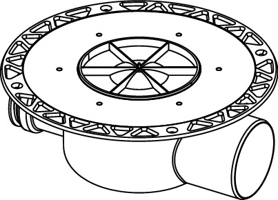 TECE 3603500 TECEdrainpoint S Сифон DN 70, с универсальным фланцем Seal System