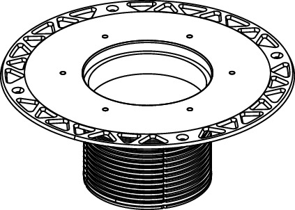 TECE 3660005 TECEdrainpoint S Удлинитель трапа, с универсальным фланцем Seal System