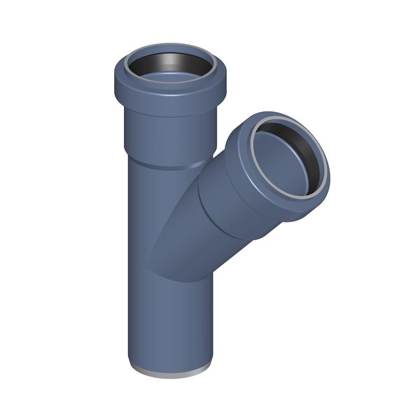 POLOPLAST P2206 POLO-KAL NG Тройник PKEA DN/OD 40/40, 45°, синий