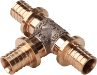 РЕХАУ 14570353001 RAUTITAN RX+ Тройник равнопроходный 40-40-40, бронза