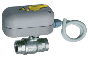 Кран шаровой 2-х ход., моторизованный, 1/2", ВР-ВР, зонный, 24 В, 8 сек FAR