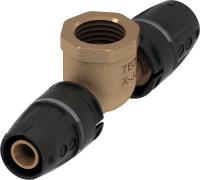 TECE 8713407 TECElogo Тройник 90* с внутренней резьбой 50  х 1 1/4" х 50 , бронза