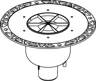 TECE 3601600 TECEdrainpoint S Сифон DN 50, вертикальный с универсальным фланцем Seal System