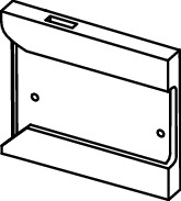 TECE 9820216 TECEprofil Фиксатор держателя заливного клапана