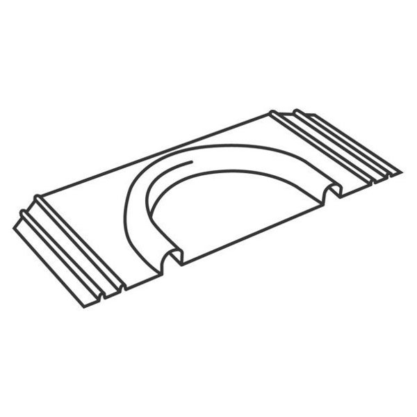 РЕХАУ 12003041001 RAUTHERM S Поворотная пластина TS-14 245 x 110 mm, оцинкованная сталь