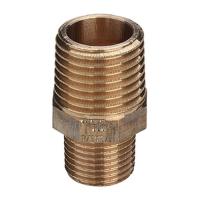 VIEGA 282127 Фитинг резьбовой ниппель редукционный, 3/8" x 1/4" наружная/наружная, бронза
