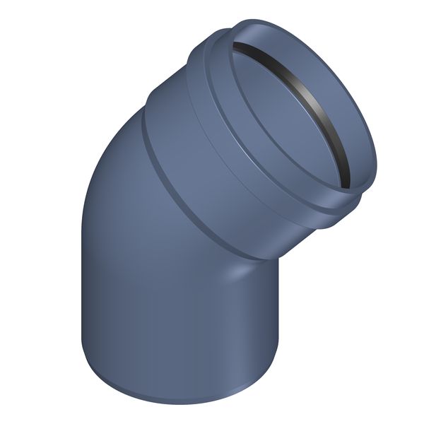 POLOPLAST P2963 POLO-KAL NG Отвод PKB DN200, 45°, синий