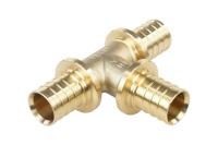 РЕХАУ 11080351001 RAUTITAN MX Тройник равнопроходный 40-40-40, DZR латунь