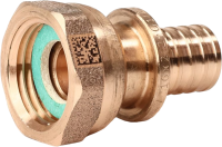 РЕХАУ 14563393001 RAUTITAN RX+ Переходник с накидной гайкой 25-G 3/4, бронза
