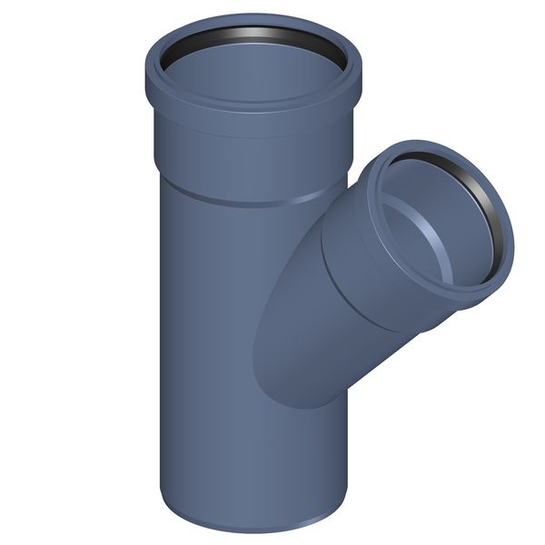 POLOPLAST P2839 POLO-KAL NG Тройник PKEA DN/OD 110/90, 45°, синий