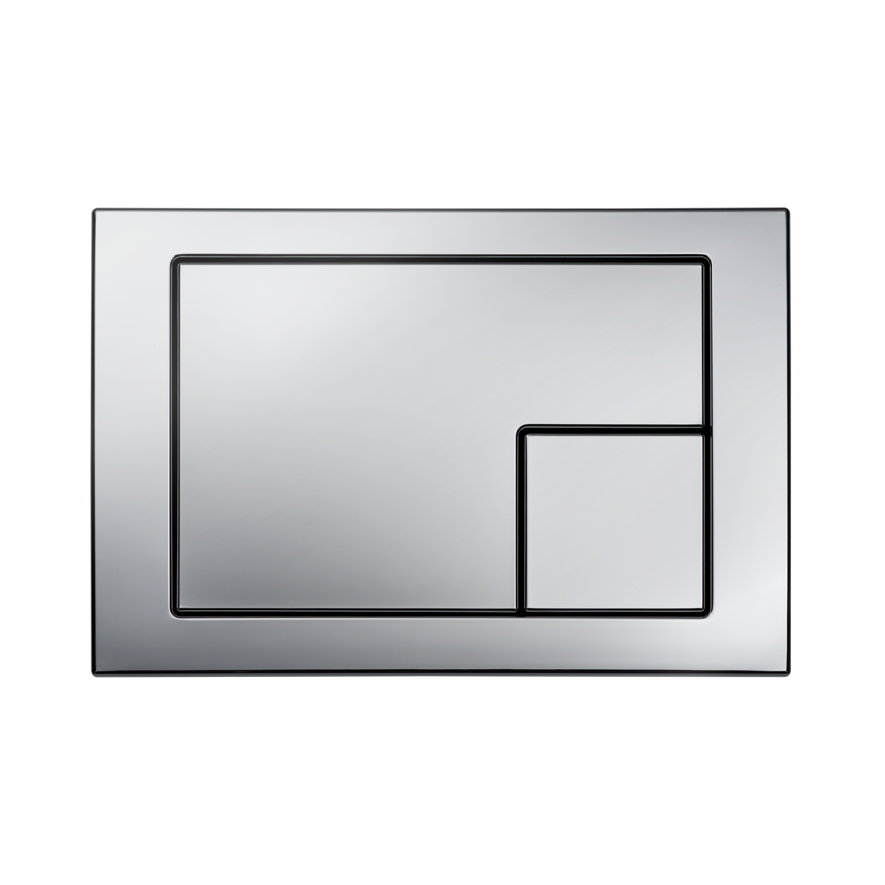 KK-POL 350/PPG/106-00-00 (SPP/374/0/K) M10 Пластиковая панель смыва для инсталляции, цвет хром глянец