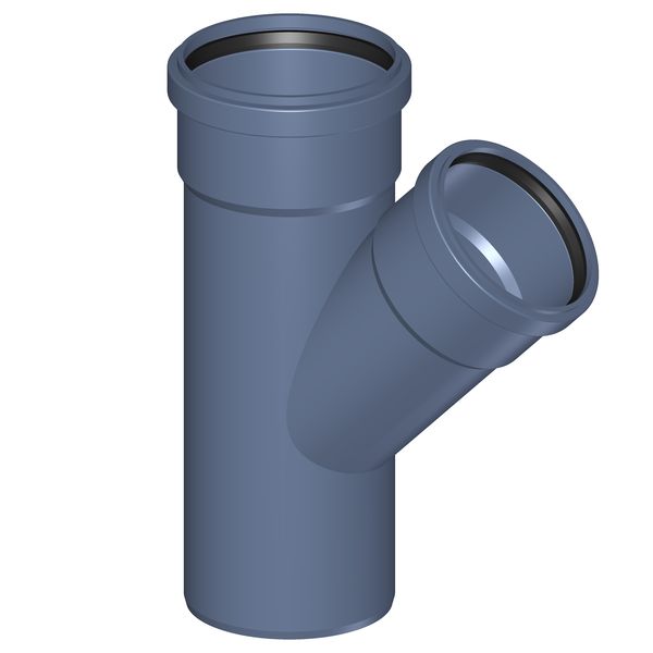 POLOPLAST P2236 POLO-KAL NG Тройник PKEA DN/OD 125/110, 45°, синий