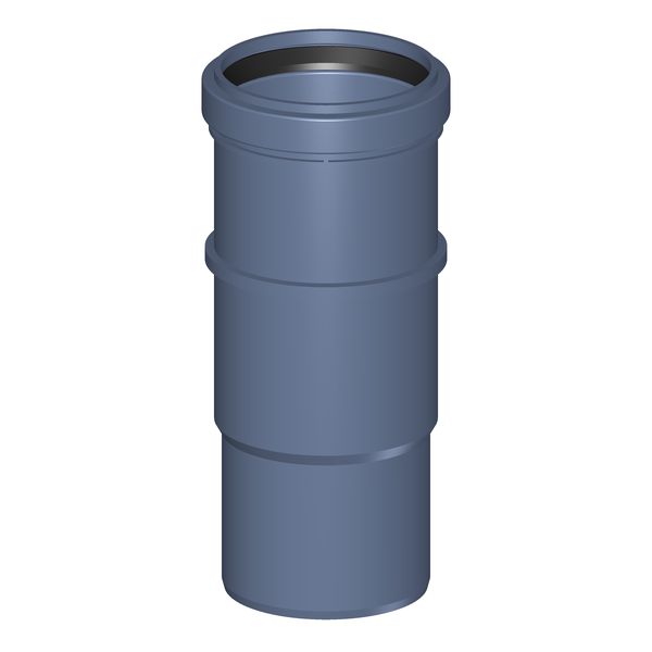 POLOPLAST P2333 POLO-KAL NG Компенсационный патрубок PKL DN75, длина 198 мм, с предустановленными уплотнительными кольцами, синий