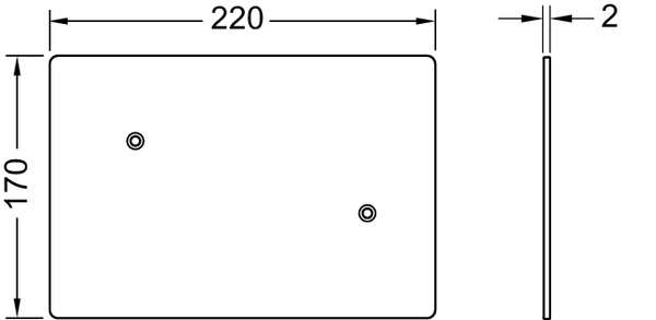TECE 9240999 TECEflushpoint Заглушка, нержавеющая сталь, сатин