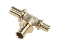 РЕХАУ 11080751001 RAUTITAN MX Тройник с уменьшенным торцевым проходом 32-32-25, DZR латунь