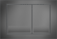 KK-POL SPP/028/WS/K M06 Пластиковая панель смыва для инсталляции, цвет оружейная сталь