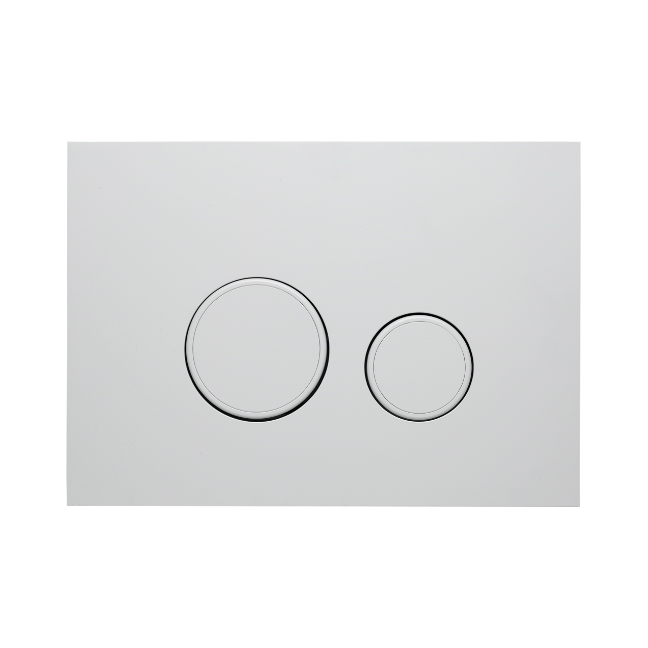 KK-POL 350/AFS/057-00-00 AQUAFIORI SFERA Металлическая панель смыва для инсталляции, цвет белый матовый