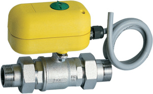 Кран шаровой 2-х ход., с сервоприводом., 3/4", НР-НР, зонный, 220 В FAR