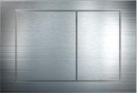 KK-POL 350/PWS/054-00-00 M05 Пластиковая панель смыва для инсталляции, цвет нержавеющая сталь