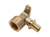 РЕХАУ 11096631001 RAUTITAN MX Угольник настенный с внутр. резьбой 16-Rp 1/2, DZR латунь