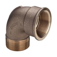 VIEGA 650704 Фитинг резьбовой отвод  90°, 3" x 3" наружная/внутренняя, бронза