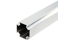 RIVO 100001.1 FIX Профиль силовой, конструкционный, из алюминия 33х33х1 мм, штанга 4 м, продажа кратно 0,5 м