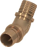 TECE 707166 TECEflex Уголок соединительный TECEflex 45* 63/63, бронза