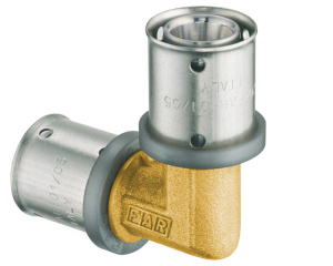 Пресс-уголок 32х3-32х3, латунь (аналог 59063201) FAR