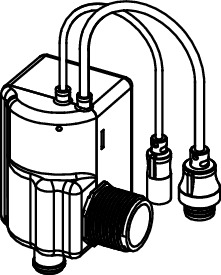 TECE 9820533 TECEfilo Клапан для писсуара 230 V