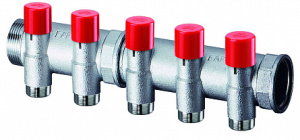 FAR FK 3923 C110 MultiFAR Коллектор балансировочный 10 отводов 1"х1/2", (металлической .)