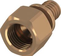 TECE 705102 TECEflex Соединение прямое с внутренней резьбой TECEflex, 16 х 1/2", бронза