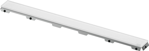 TECE 601593 TECEdrainline Панель для душевого канала из матового стекла, прямая, 1500 мм, белый