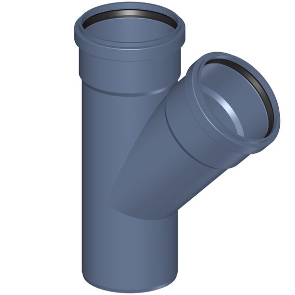 POLOPLAST P2239 POLO-KAL NG Тройник PKEA DN/OD 125/125, 45°, синий