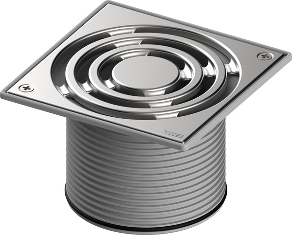 TECE 3660010 TECEdrainpoint S Декоративная решетка, 150 мм, в стальной рамке, с фиксаторами, с монтажным элементом