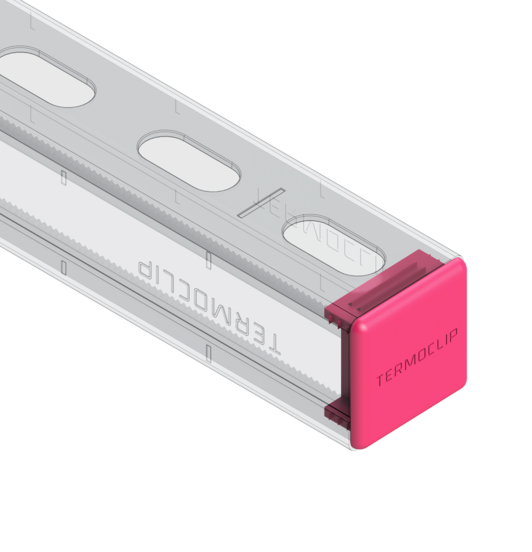 TERMOCLIP 09379005 Заглушка пластмассовая для профиля и консолей 41xx41,  мм