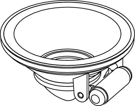 TECE 3695007 TECEdrainpoint S Механический (сухой) затвор от запахов для точечного дренажного трапа TECE